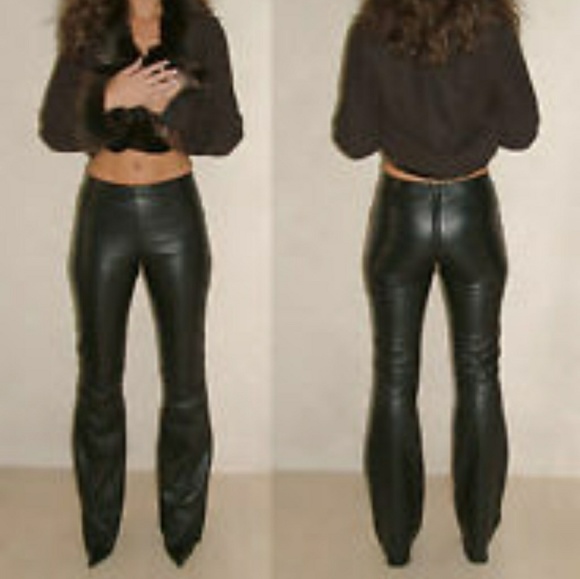 poshmark leather pants